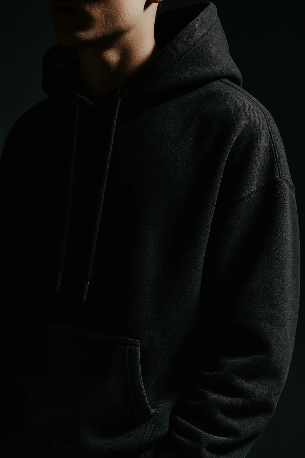 Hoodie Void, detalle de tejido
